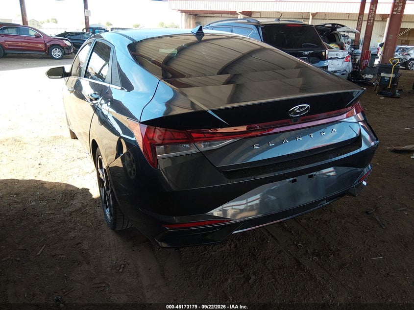 Vin: 5npln4ag7mh039548, lot: 46673022, hyundai elantra sel 20213