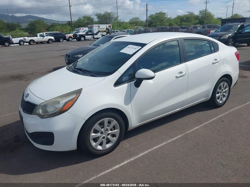 Vin: knadm4a34f6443017, lot: 46673025, kia rio lx 20152