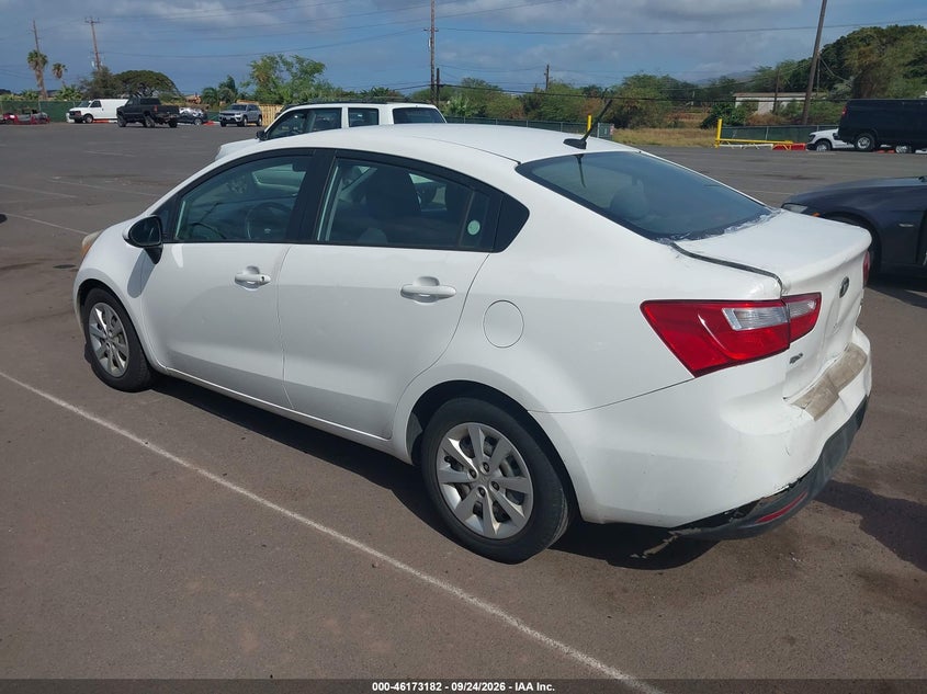 Vin: knadm4a34f6443017, lot: 46673025, kia rio lx 20153