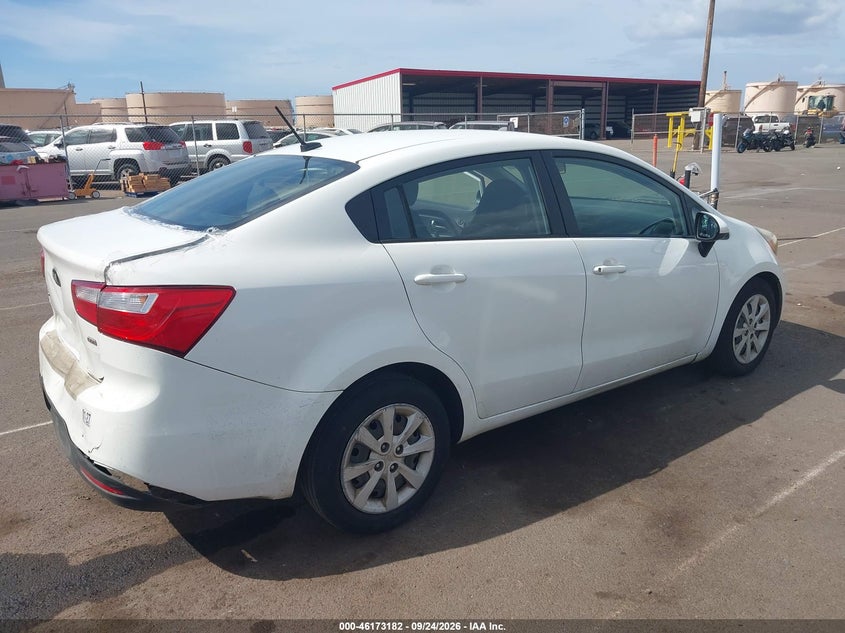 Vin: knadm4a34f6443017, lot: 46673025, kia rio lx 20154