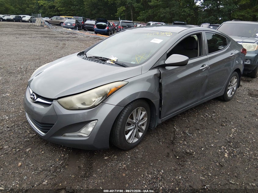 Vin: 5npdh4ae4eh457819, lot: 46673041, hyundai elantra se 20142