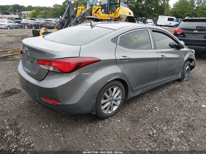 Vin: 5npdh4ae4eh457819, lot: 46673041, hyundai elantra se 20144