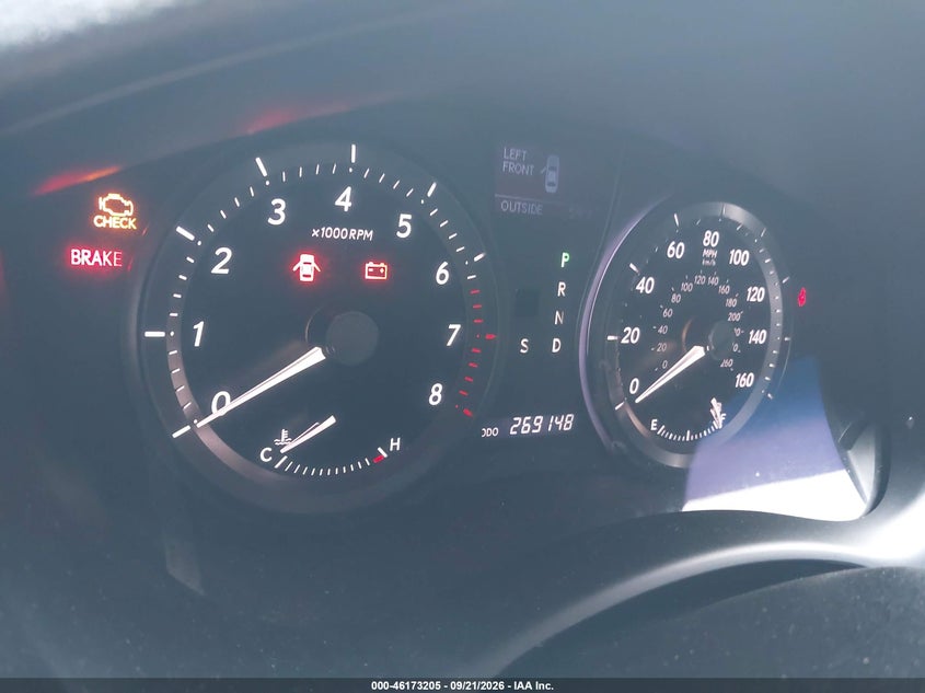 LEXUS ES 350 2008 VIN JTHBJ46G982183317