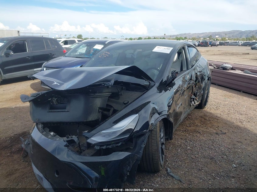 Vin: 7saygdef1sa348431, lot: 46673059, tesla model y performance dual motor all-wheel drive 20252