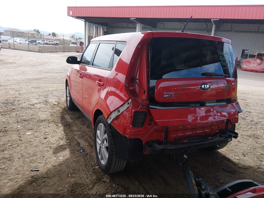 Vin: kndjp3a56k7673185, lot: 46673068, kia soul + 20193