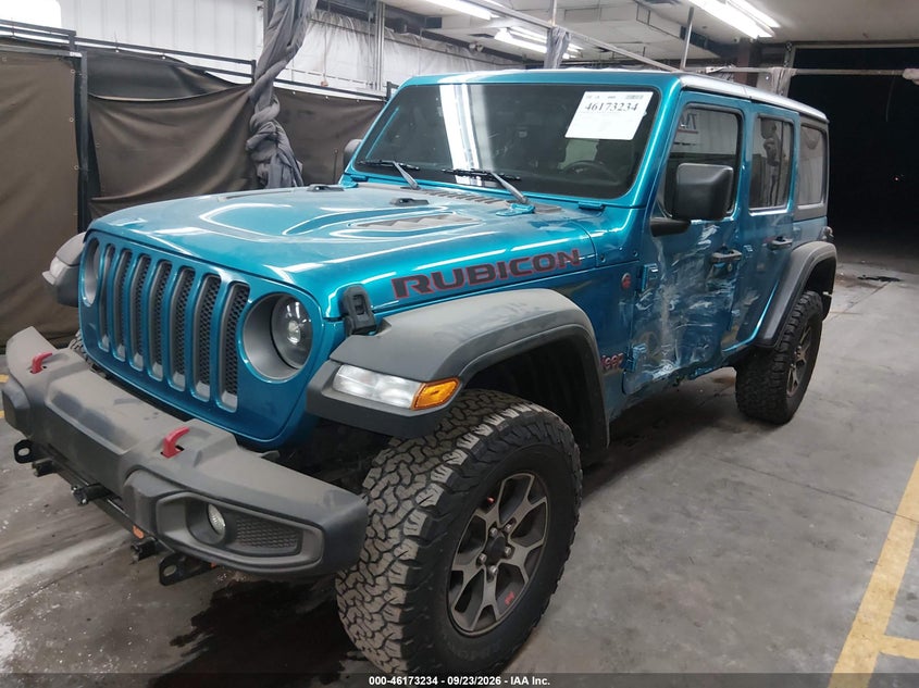 Vin: 1c4hjxfg1kw676728, lot: 46673077, jeep wrangler unlimited rubicon 4x4 20192