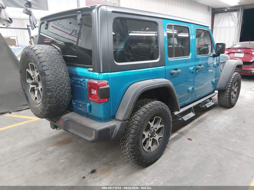 Vin: 1c4hjxfg1kw676728, lot: 46673077, jeep wrangler unlimited rubicon 4x4 20194
