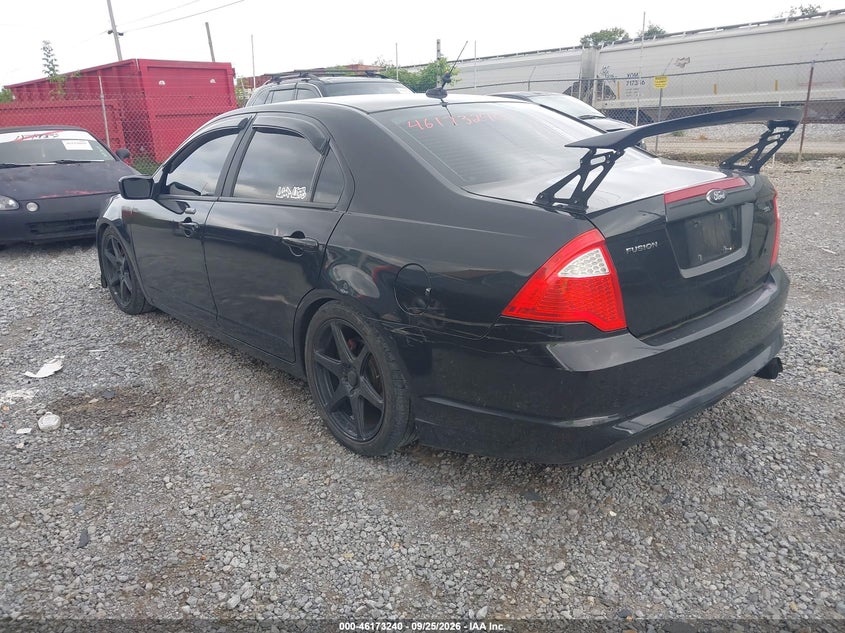Vin: 3fahp0ja7ar160342, lot: 46673083, ford fusion sel 20103