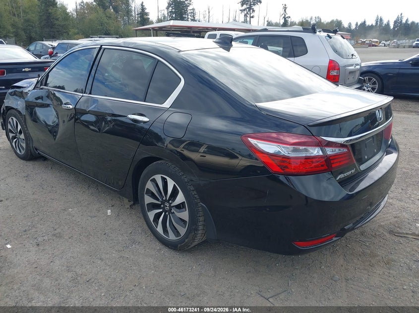 Vin: jhmcr6f58hc011152, lot: 46673084, honda accord hybrid ex-l 20173