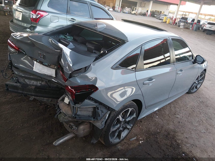 Vin: 2hgfe4f86sh324148, lot: 46673086, honda civic hybrid sport/sport touring 20254