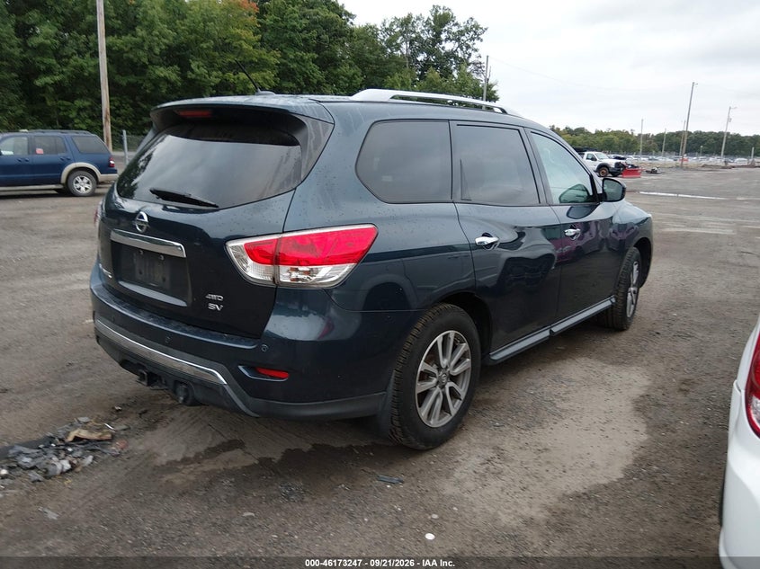 Vin: 5n1ar2mm4dc669049, lot: 46673090, nissan pathfinder sv 20134
