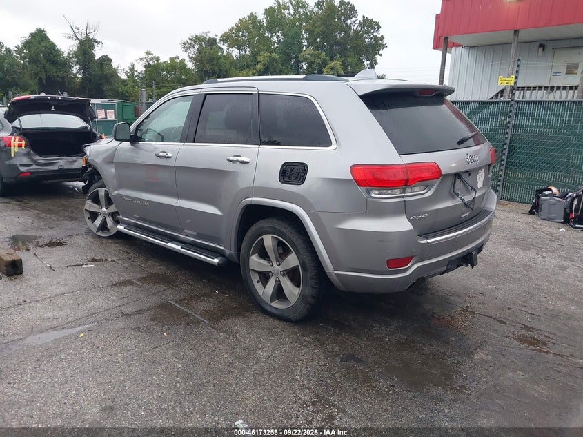 Vin: 1c4rjfcg7ec542301, lot: 46673101, jeep grand cherokee overland 20143
