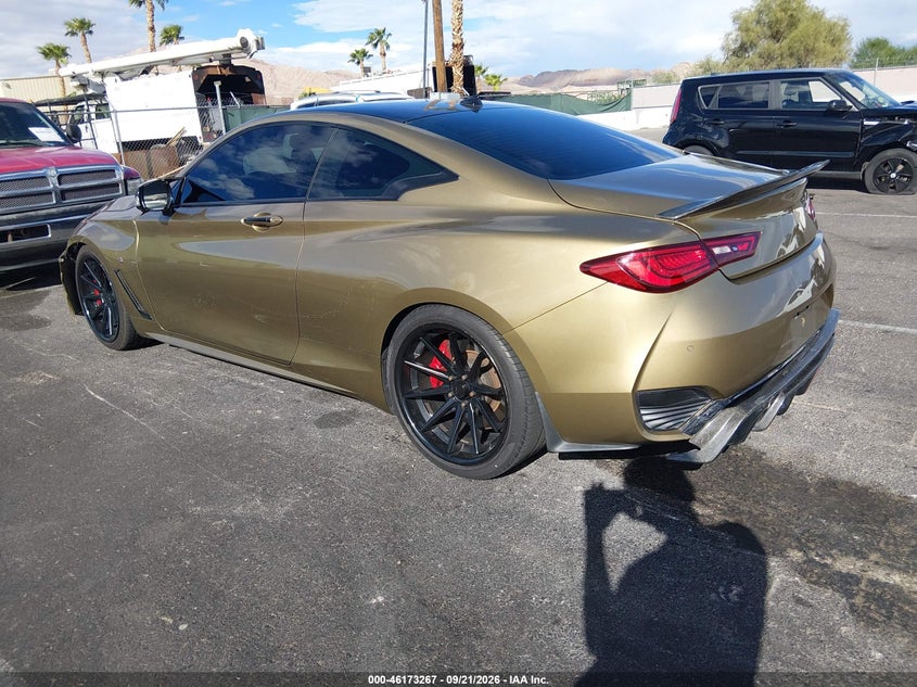 Vin: jn1fv7ekxjm530147, lot: 46673110, infiniti q60 3.0t red sport 400 20183