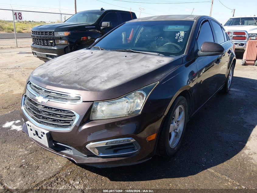 Vin: 1g1pc5sb4f7161803, lot: 46673112, chevrolet cruze 1lt auto 20152