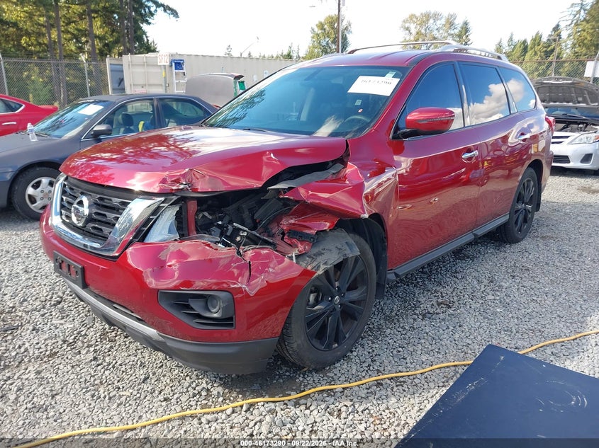 Vin: 5n1dr2mm7jc622896, lot: 46673133, nissan pathfinder s 20182