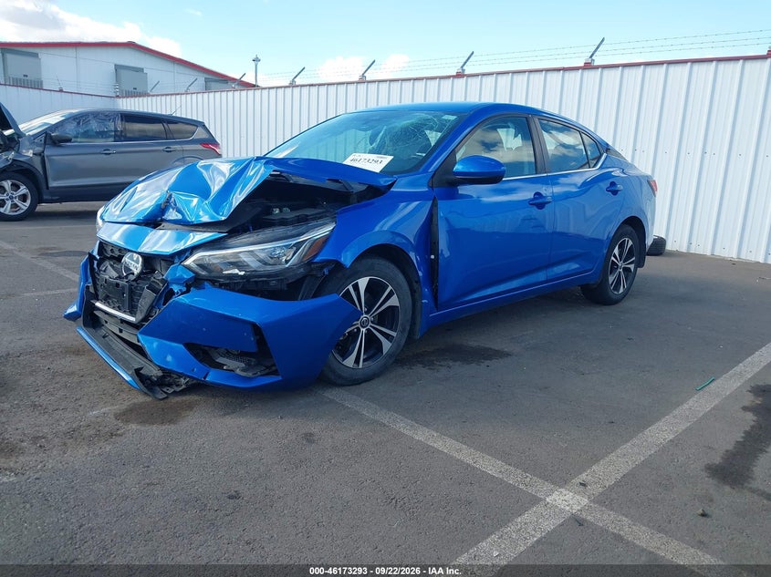 Vin: 3n1ab8cv5my279030, lot: 46673136, nissan sentra sv xtronic cvt 20212