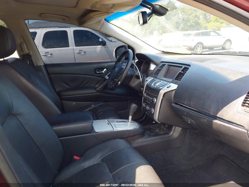 NISSAN MURANO 2009 VIN JN8AZ18U69W001823