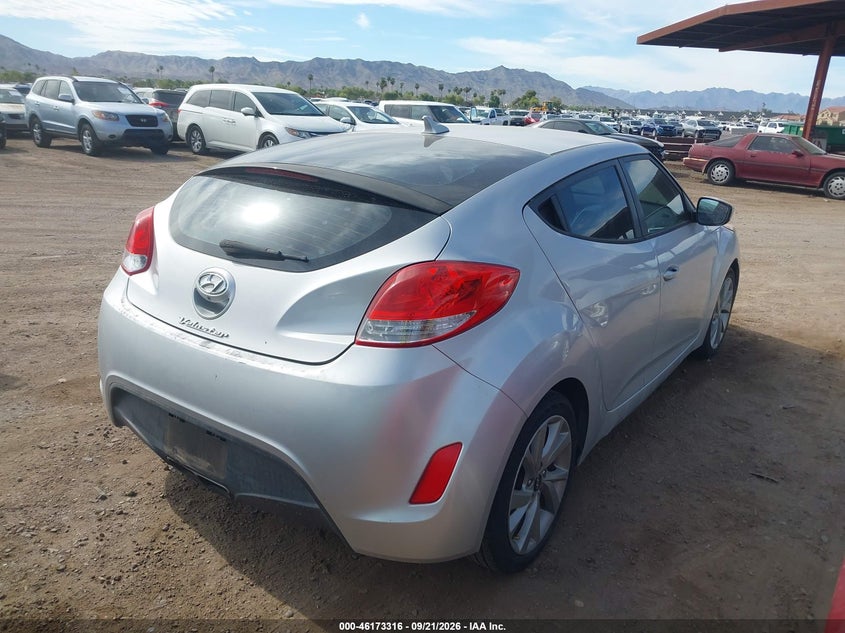 Vin: kmhtc6ad3gu286093, lot: 46673159, hyundai veloster 20164
