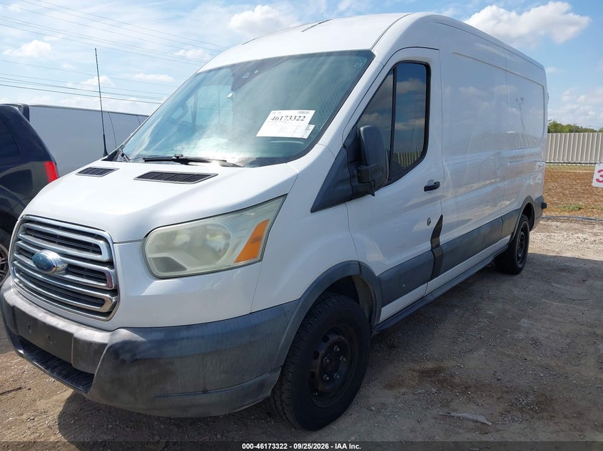Vin: 1ftne2cm0fka25737, lot: 46673181, ford transit-150 20152