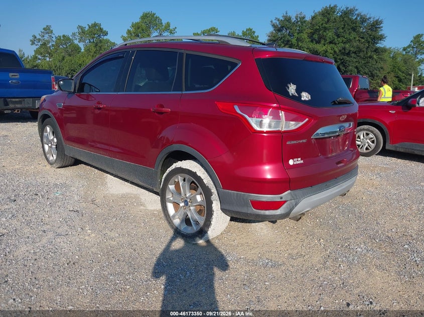 Vin: 1fmcu0jx0eub69282, lot: 46673210, ford escape titanium 20143