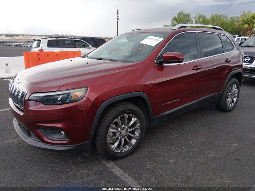 2021 Jeep Cherokee Latitude Lux Fwd, Normal Wear & Tear, IAAI, VIN 1C4PJLMX3MD156021 — photo 2