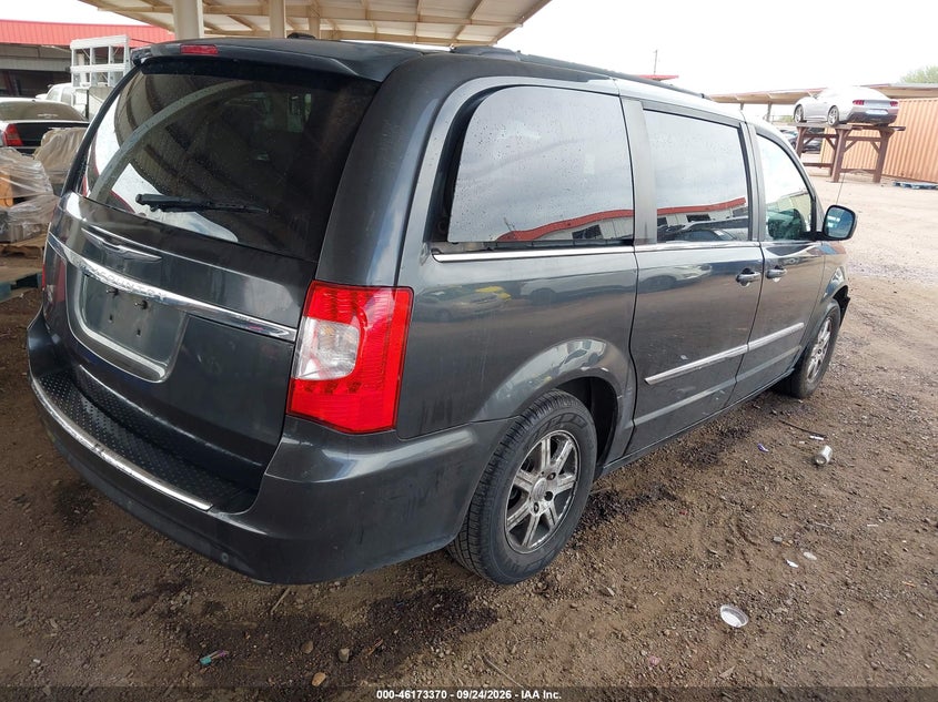Vin: 2a4rr5dg6br687280, lot: 46673230, chrysler town & country touring 20114
