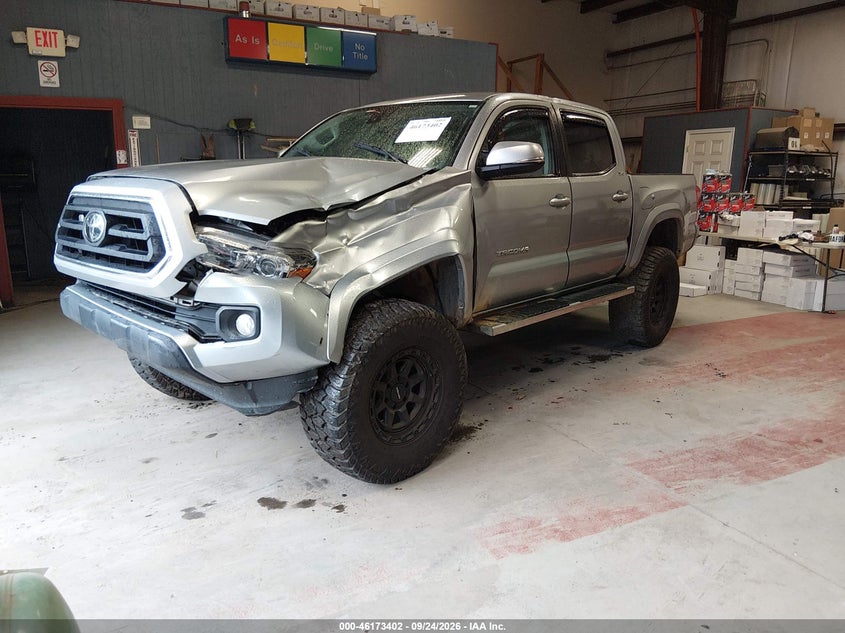 Vin: 3tmaz5cn8nm183926, lot: 46673262, toyota tacoma sr5 v6 20222