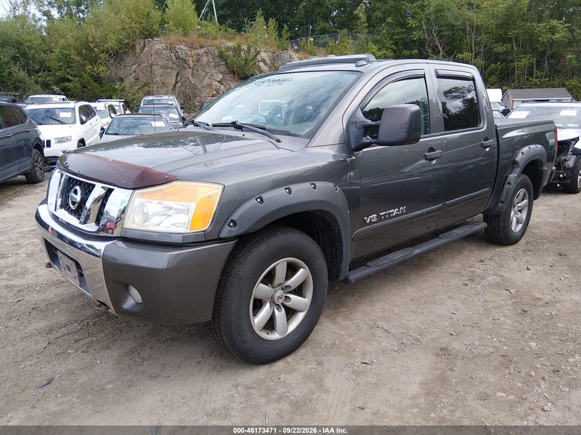 Vin: 1n6aa0ec8bn301168, lot: 46673331, nissan titan sv 20112