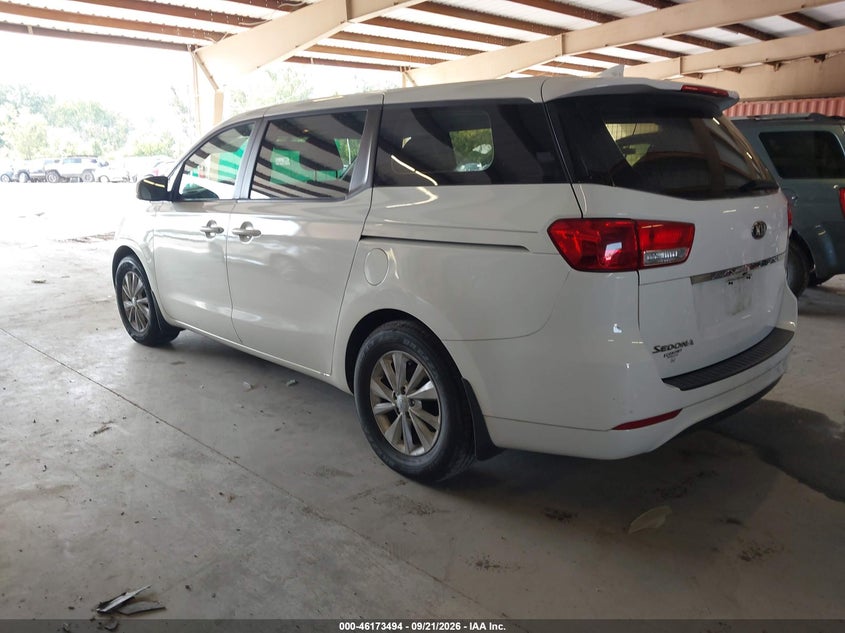 KIA SEDONA 2016 VIN KNDMA5C18G6207212