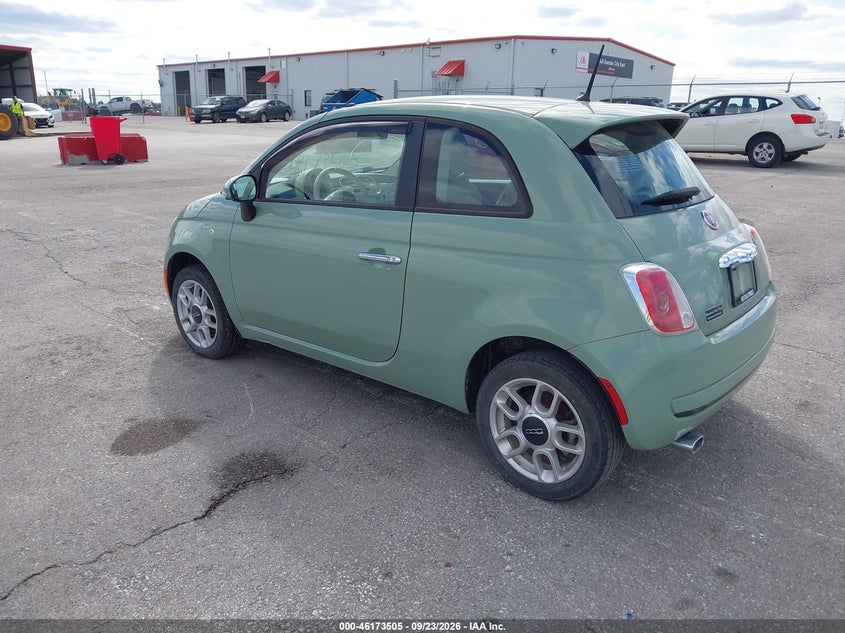 Vin: 3c3cffar8dt554881, lot: 46673365, fiat 500 pop 20133