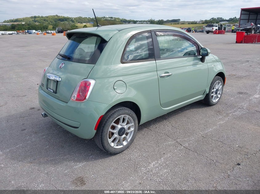 Vin: 3c3cffar8dt554881, lot: 46673365, fiat 500 pop 20134