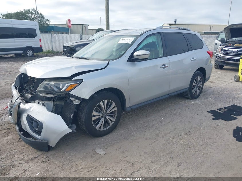 Vin: 5n1dr2mn9kc643758, lot: 46673377, nissan pathfinder sl 20192