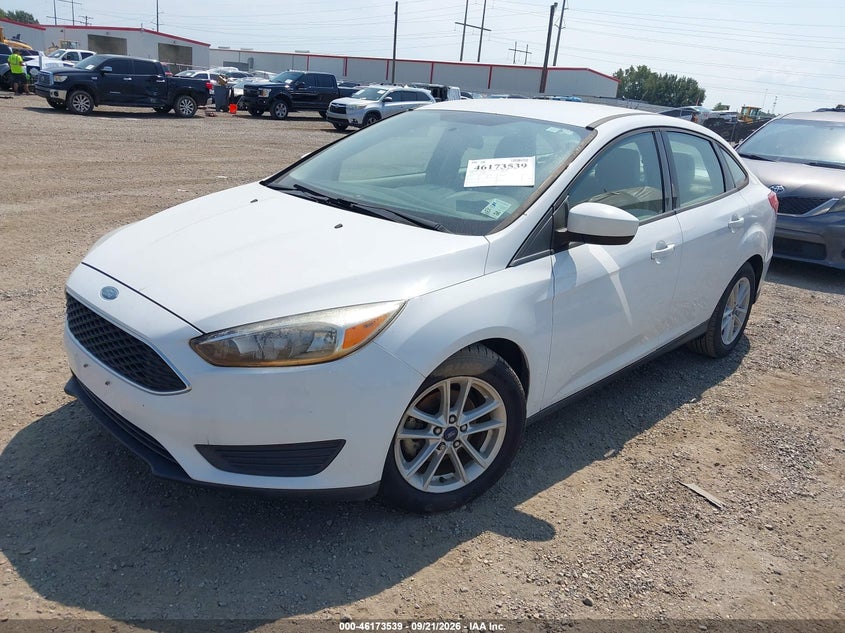 Vin: 1fadp3f23jl209021, lot: 46673399, ford focus se 20182