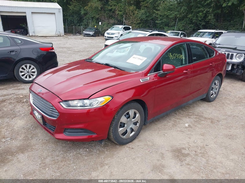 Vin: 3fa6p0g70er102212, lot: 46673402, ford fusion s 20142