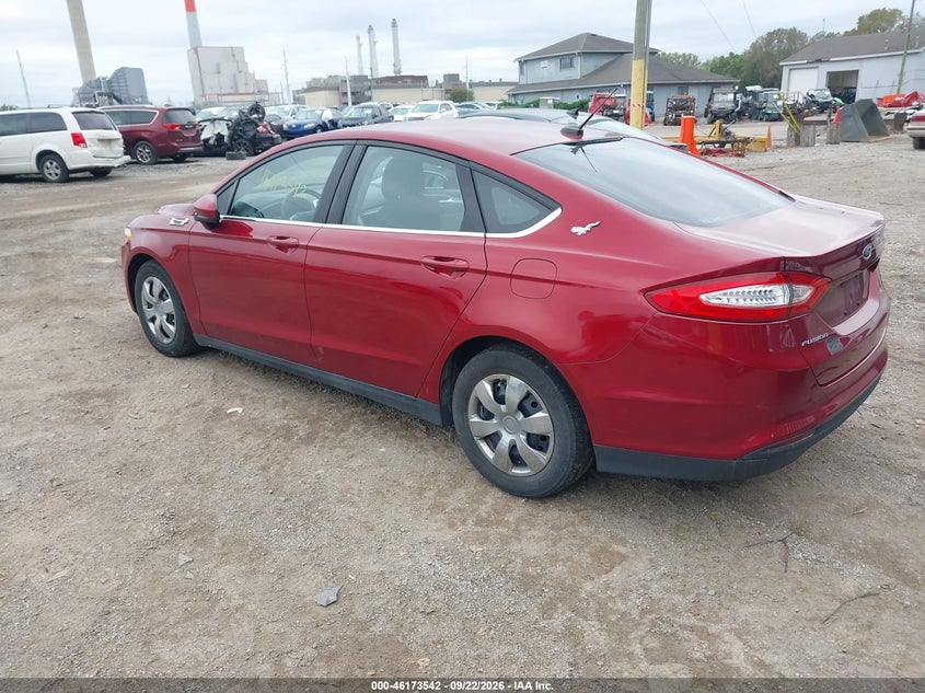 Vin: 3fa6p0g70er102212, lot: 46673402, ford fusion s 20143