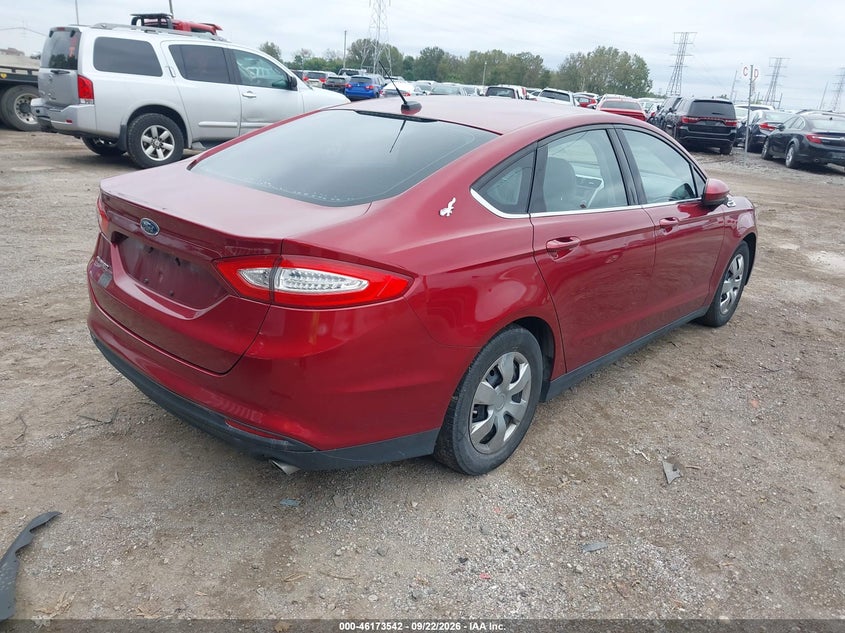 Vin: 3fa6p0g70er102212, lot: 46673402, ford fusion s 20144