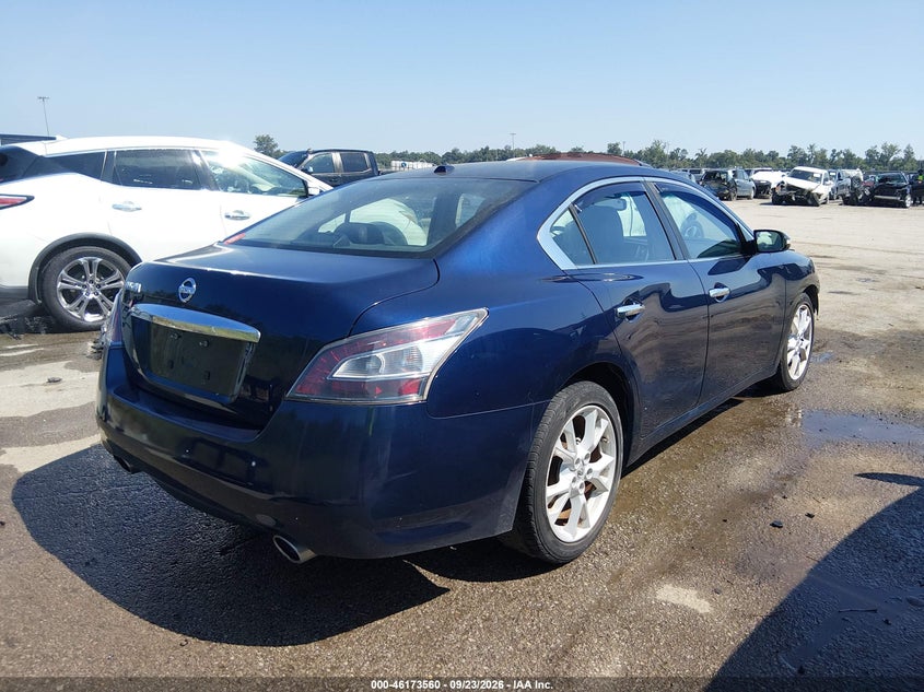 Vin: 1n4aa5ap2ec434085, lot: 46673420, nissan maxima 3.5 sv 20144