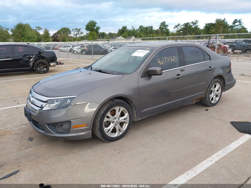 Vin: 3fahp0ha2cr152156, lot: 46673423, ford fusion se 20122