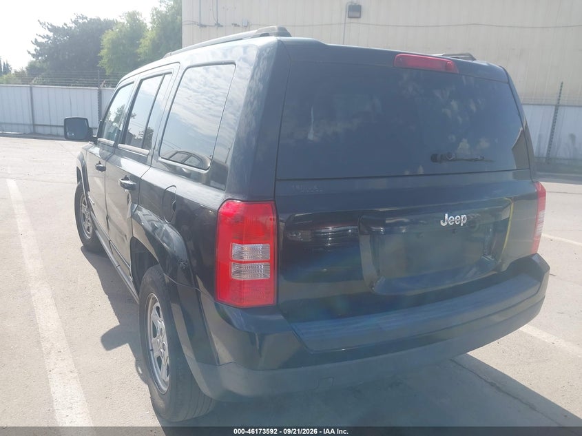 Vin: 1c4njpba5ed842799, lot: 46673452, jeep patriot sport 20143