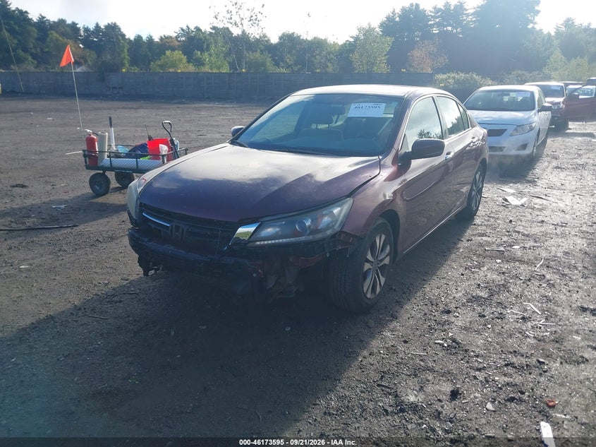 Vin: 1hgcr2f30fa215835, lot: 46673455, honda accord lx 20152