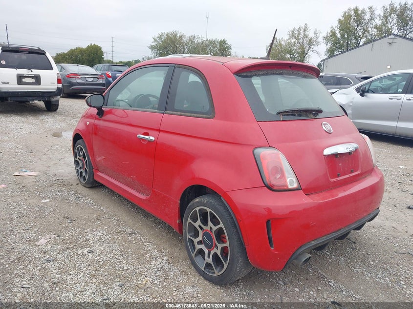 Vin: 3c3cffhh3et167153, lot: 46673503, fiat 500 turbo 20143