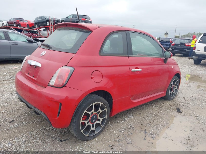 Vin: 3c3cffhh3et167153, lot: 46673503, fiat 500 turbo 20144
