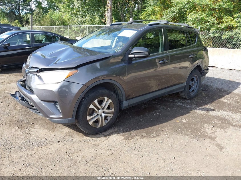 2018 Toyota RAV 4, Front & Rear, IAAI, VIN JTMBFREV4JJ245783 — photo 2