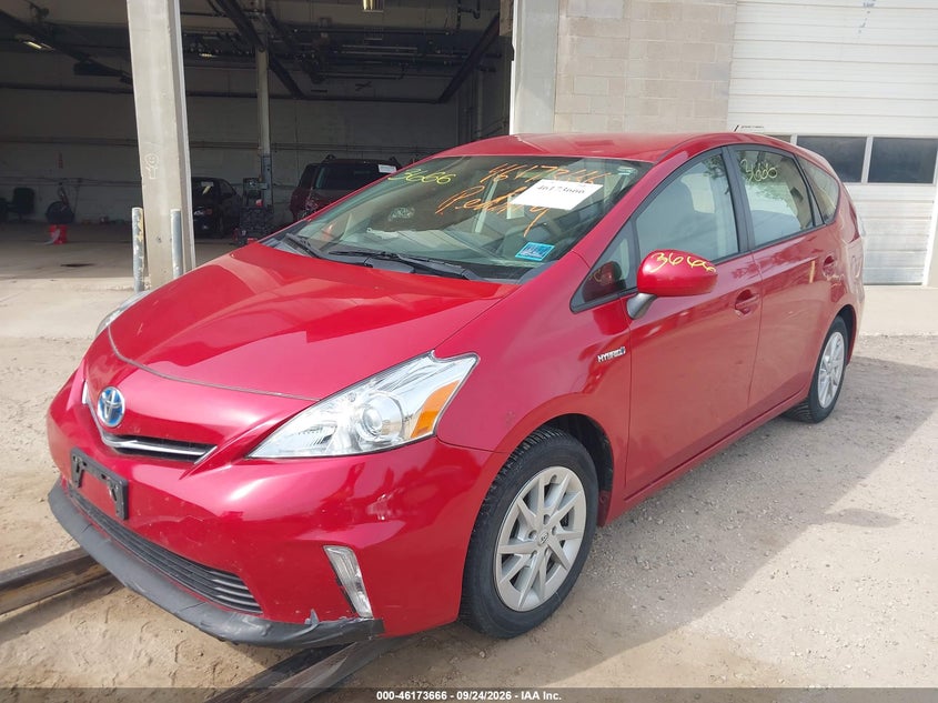 Vin: jtdzn3eu5c3157600, lot: 46673526, toyota prius v two 20122