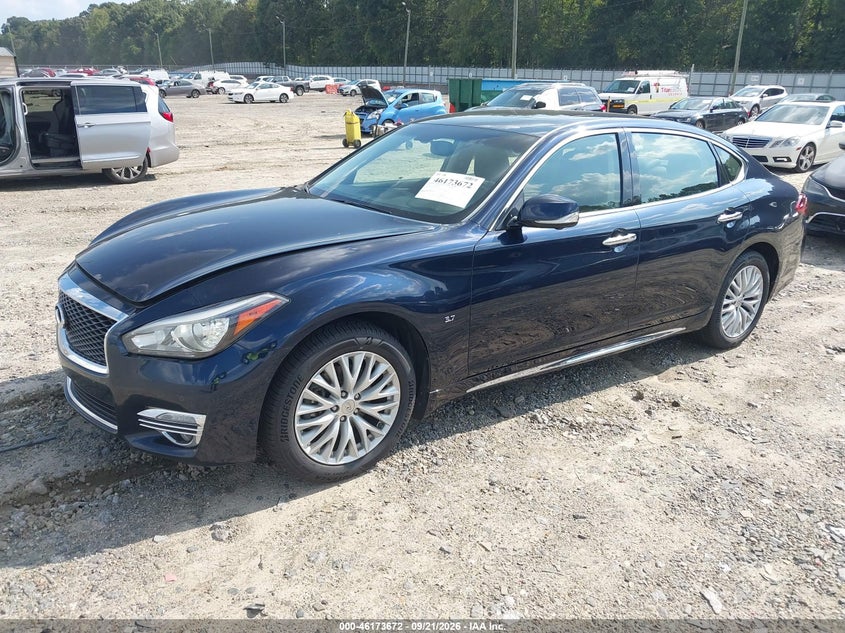 Vin: jn1by1pp7gm630274, lot: 46673532, infiniti q70l 3.7 20162