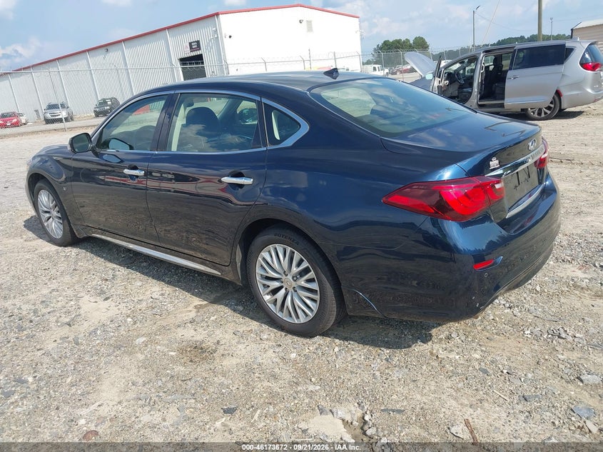 Vin: jn1by1pp7gm630274, lot: 46673532, infiniti q70l 3.7 20163