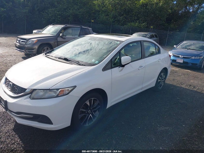 Vin: 2hgfb2f81fh514720, lot: 46673550, honda civic ex 20152