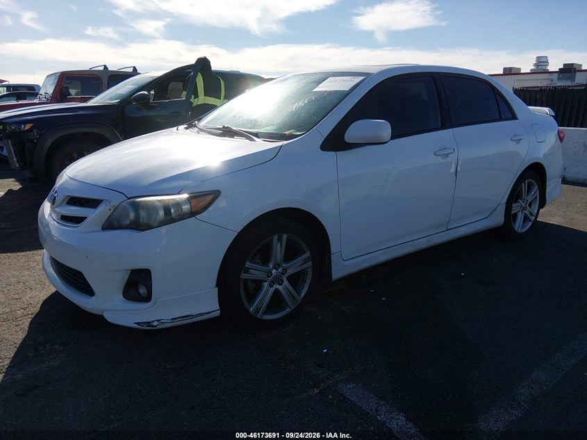 Vin: 5yfbu4eexdp201523, lot: 46673551, toyota corolla s 20132