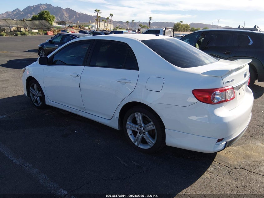 Vin: 5yfbu4eexdp201523, lot: 46673551, toyota corolla s 20133