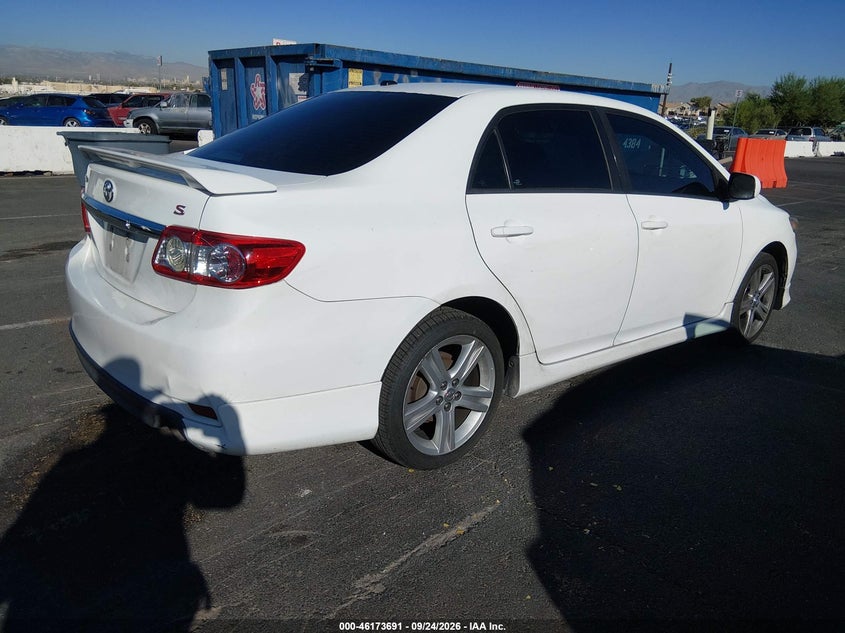 Vin: 5yfbu4eexdp201523, lot: 46673551, toyota corolla s 20134